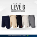 Kit 6 Bermudas de Sarja Masculina - Mescladas - (Promoção de Outubro - Direto da Fábrica)