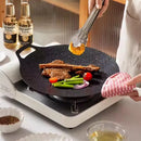 CookFlex™ – Frigideira de Pedra Vulcânica Antiaderente + Livro Digital com 30 Receitas Saudáveis e Rápidas para o Dia a Dia!