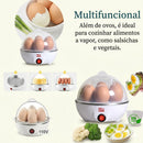 Ovos perfeitos em minutos - cozedor de ovos elétrico portátil!