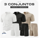 Kit 3 Conjuntos Prime Urban Tecido Premiun